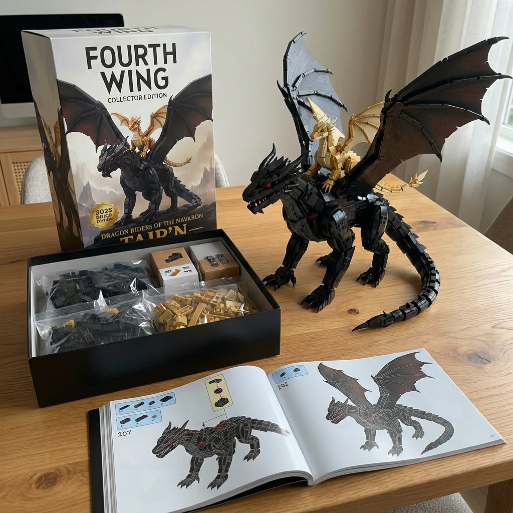 Fourth Wing: Tairn & Andarna Dual Dragon Collector Brick Edition