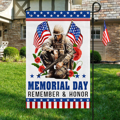 Memorial Day Veteran Remember And Honor Flag NTT05TTH