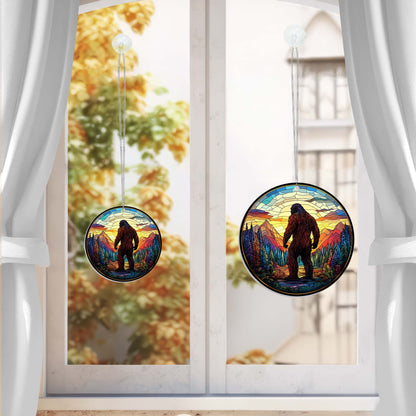 Bigfoot Sasquatch Suncatcher Acrylic Hanging Sign TQN4371AS