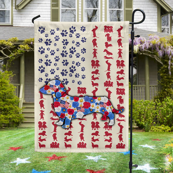 Flagwix American Flag - Dachshund Dog American Flag MLN3160F