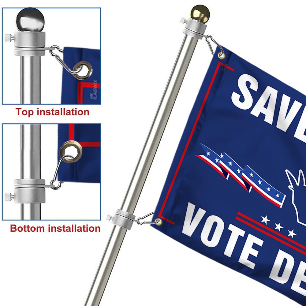 Biden Grommet Flag Save America Vote Democrat BNN504GF