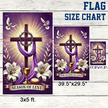 The Season Of Lent Easter Christian Religious Flag TQN4891HVN