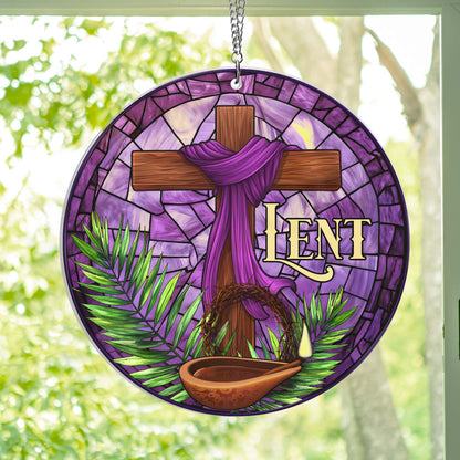 The Season of Lent Easter Acrylic Suncatcher Window Hanging Sign TQN4890HVN