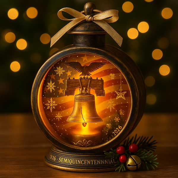 United States 250th Anniversary Commemorative Candlelight Lantern Ornament