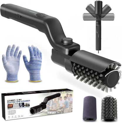 Electric BBQ Grill Brush Cleaner 3X Faster