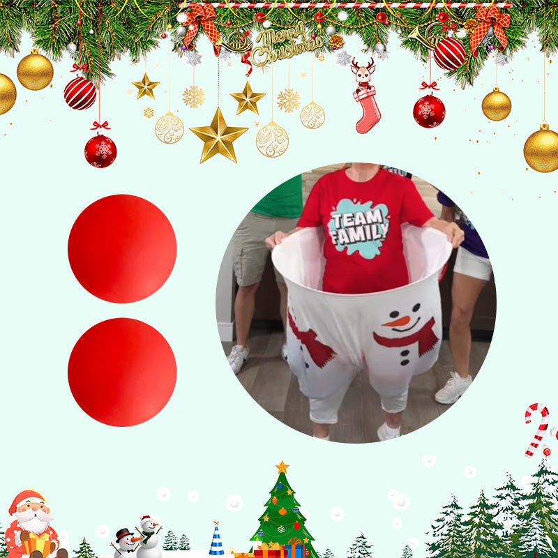 Giant Christmas Catch the Ball Pants Game Set