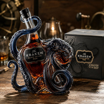 The Kraken Rum Edition 3D Octopus Bottle
