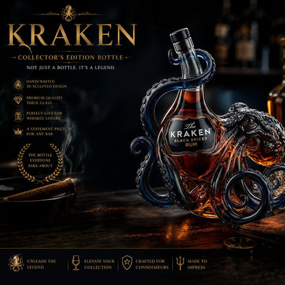 The Kraken Rum Edition 3D Octopus Bottle