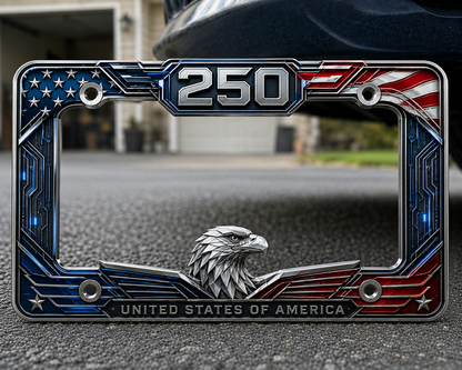 🗽250th Anniversary Commemorative License Plate Frame