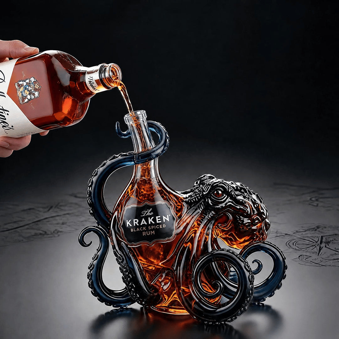 The Kraken Rum Edition 3D Octopus Bottle