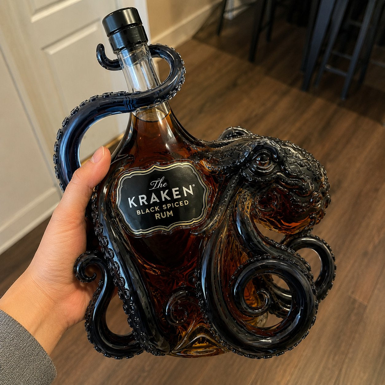 The Kraken Rum Edition 3D Octopus Bottle