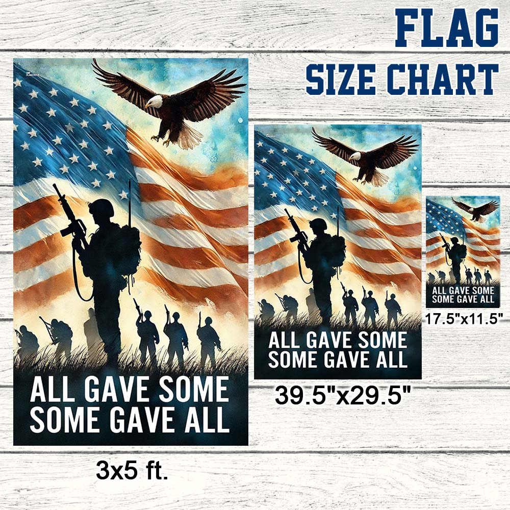 Memorial Day All Gave Some Veteran Flag VTM1108DNV