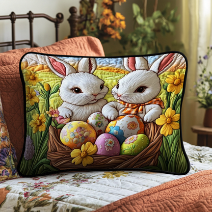 Easter Bunny Quilted Bedding Pillow Case NCU0NT6369