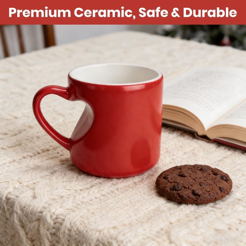 ❤️Heart-shaped Color-changing Ceramic Mug