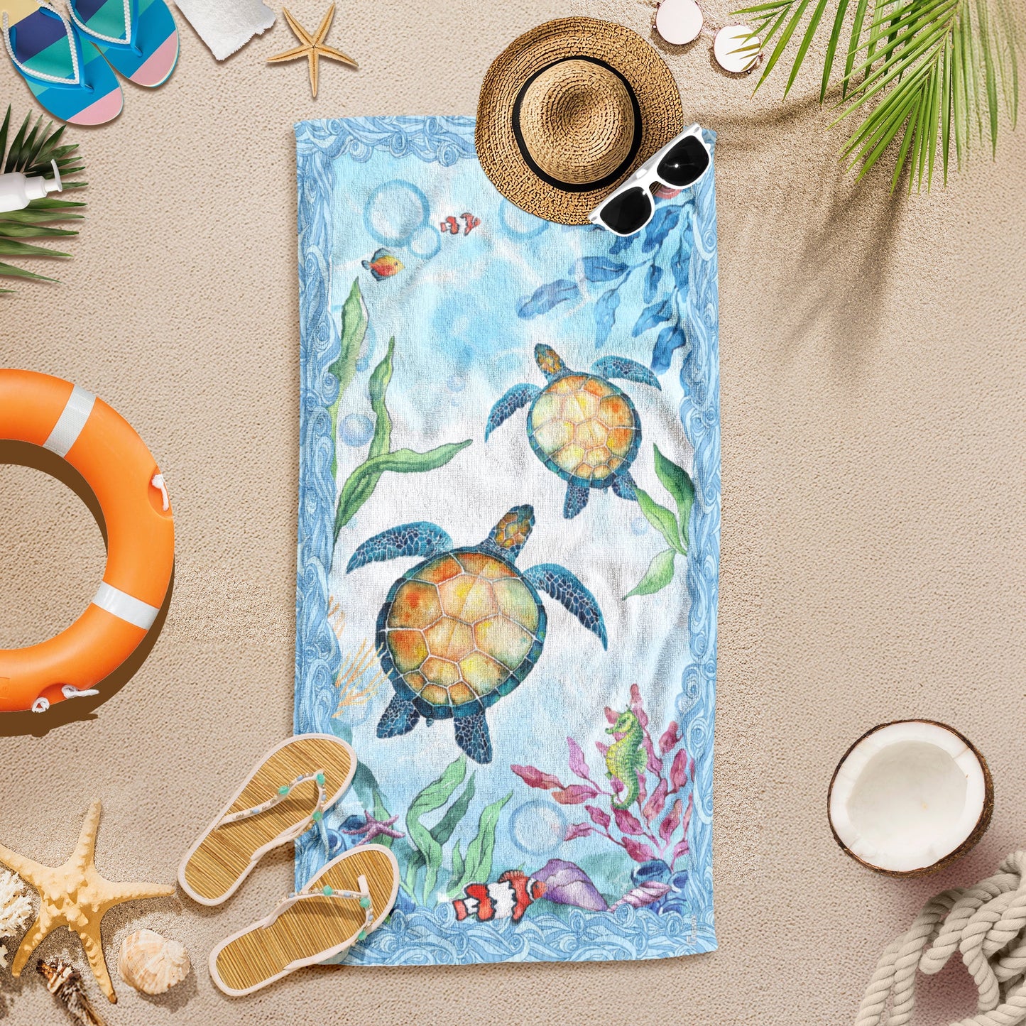 Sea Turtle Beach Towel MLN5738NTH