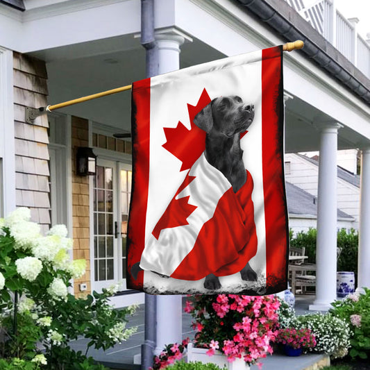 Black Labrador Retriever Flag Patriotic Dog ANL01Fv3