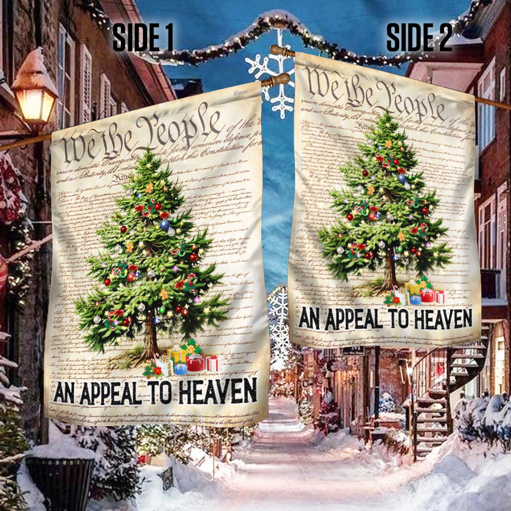 An Appeal To Heaven Christmas Pine Tree Flag MLN1916F