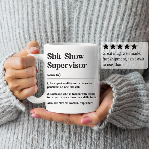 Shit Show Supervisor Mug - Gift for Work Bestie