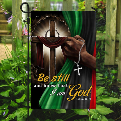 Be Still And Know That I Am God Juneteenth Flag