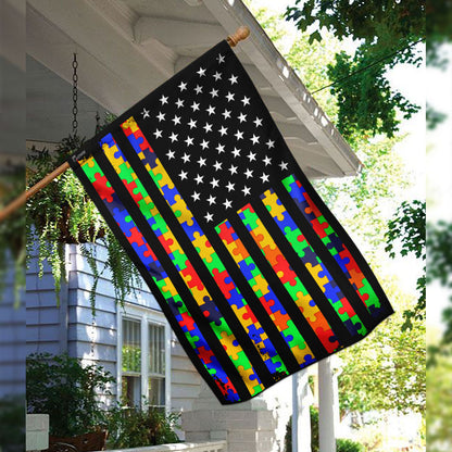 Autism Awareness Flag