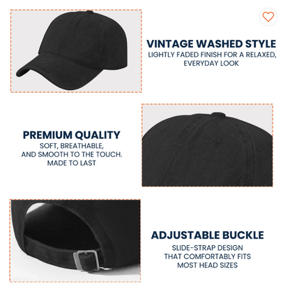 Abbey Road Denim Dad Cap – Iconic Walk Design ( With BOX)
