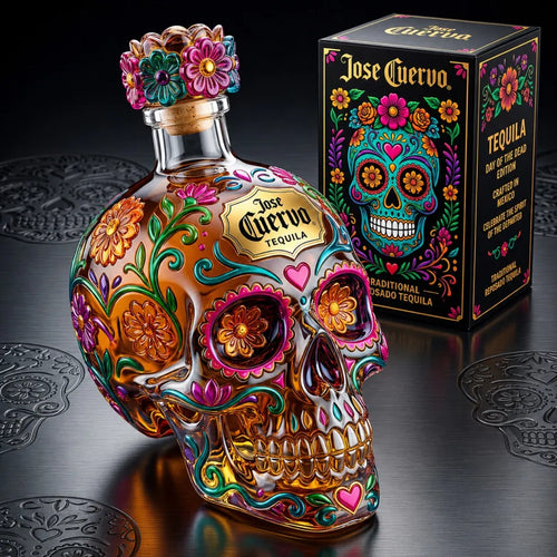 Limited Edition Day of the Dead Tequila Bottle