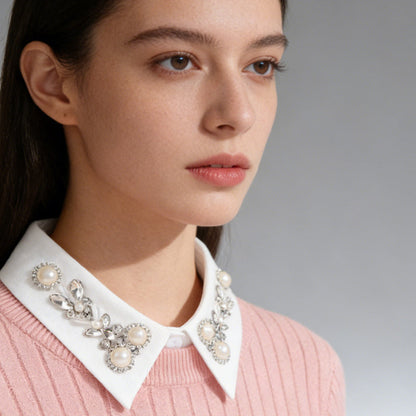 Luxury Rhinestone Detachable Collar