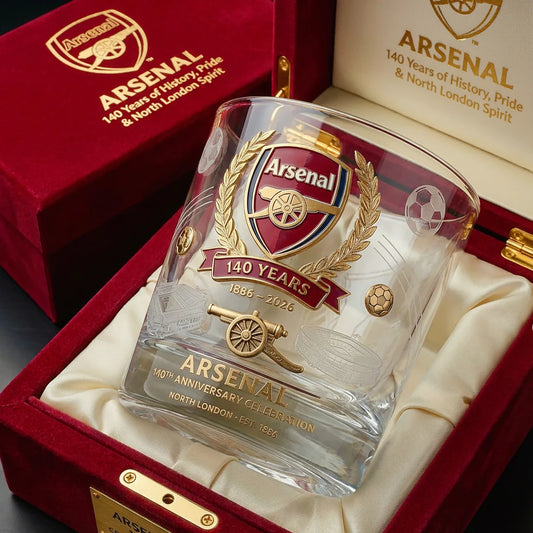 Arsenal F.C. 140th Anniversary Collectors’ Whisky Glass
