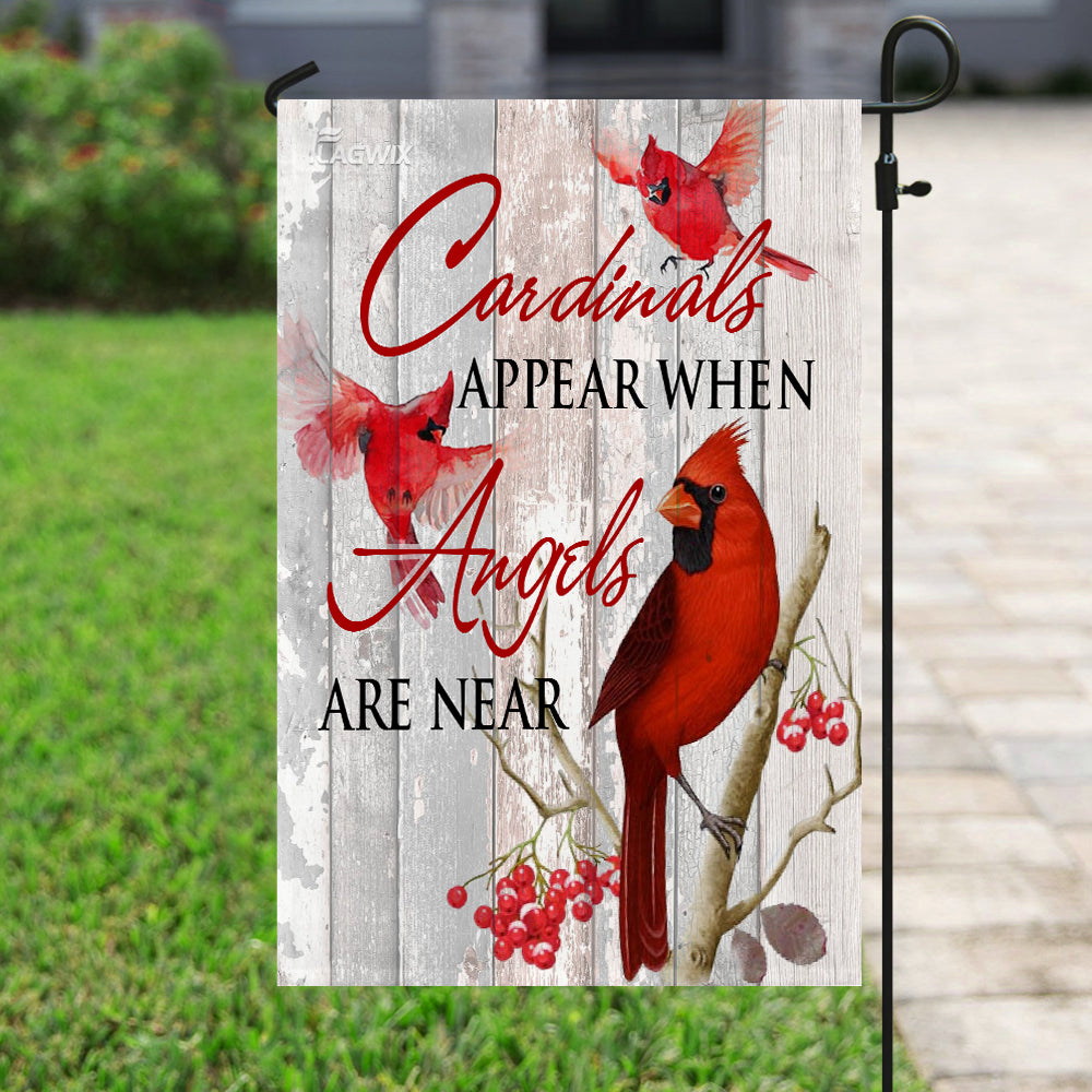 Cardinals Appear When Angels Are Near Flag