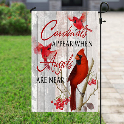 Cardinals Appear When Angels Are Near Flag