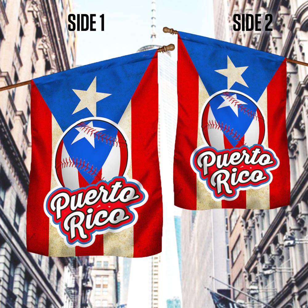 Baseball Puerto Rico Flag TQN1034F