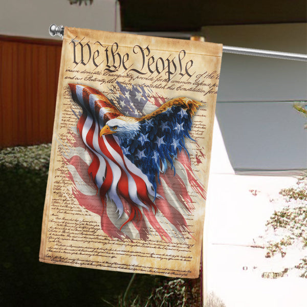 Flagwix American Flag - Patriotic Eagle, We the People, Happy 4th of july American Flag TPT2710NTH