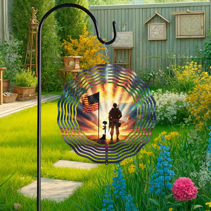 Memorial Day U.S. Veteran Wind Spinner TQN4824NMQ