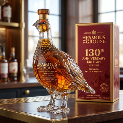The Famous Grouse 130th Anniversary Edition Blended Scotch Whisky Bottle