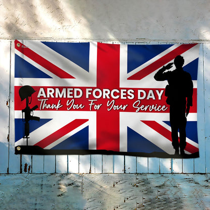 Armed Forces Day Union Jack Grommet Flag MLN5438PMN