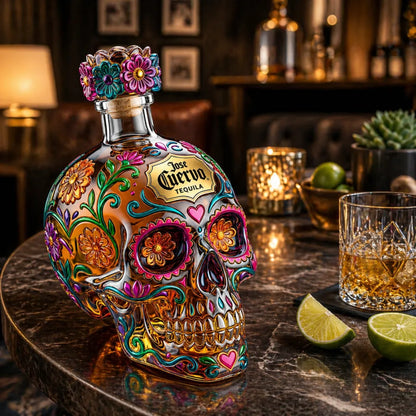 Limited Edition Day of the Dead Tequila Bottle