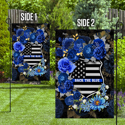 Back The Blue Police Officer Flag