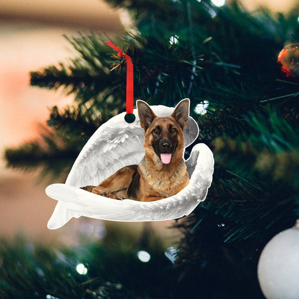 German Shepherd Ornament Guardian Angel Has Paws ANT268Ov2
