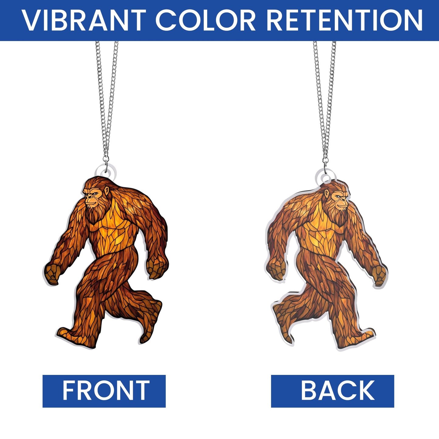 Sasquatch Bigfoot Acrylic Suncatcher Hanging Sign MLN4502AS
