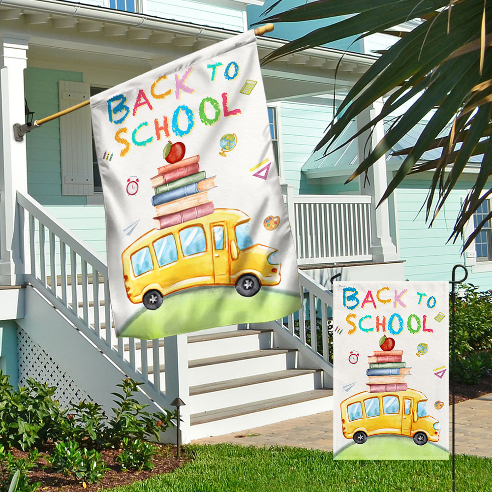 Back To School First Day Of School Flag TQN1551F
