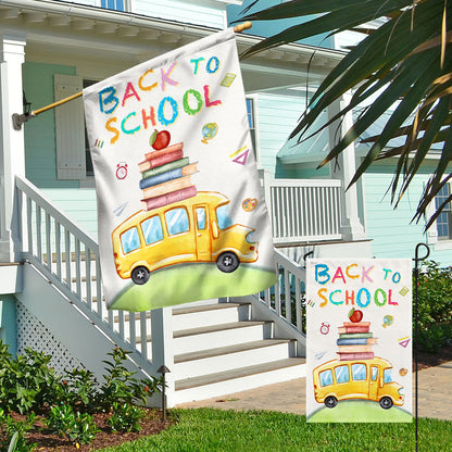 Back To School First Day Of School Flag TQN1551F