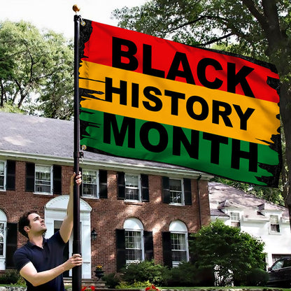 Black History Month Grommet Flag QNK1037GF