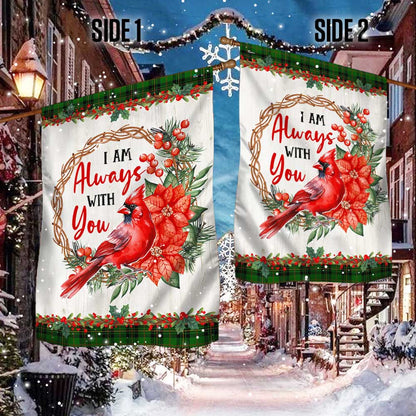 Cardinal I Am Always With You Flag MLN2120F