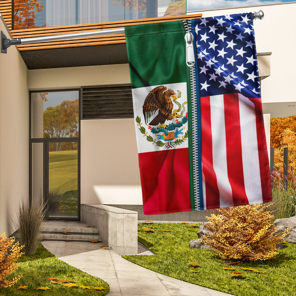 Mexican American Flag Mexico USA Friendship Flag TQN4770F