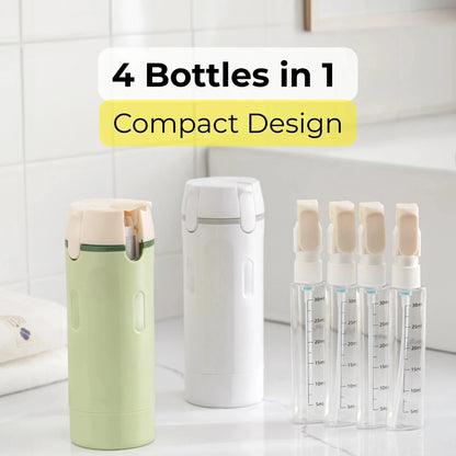 4-in-1 Travel Dispenser Bottle