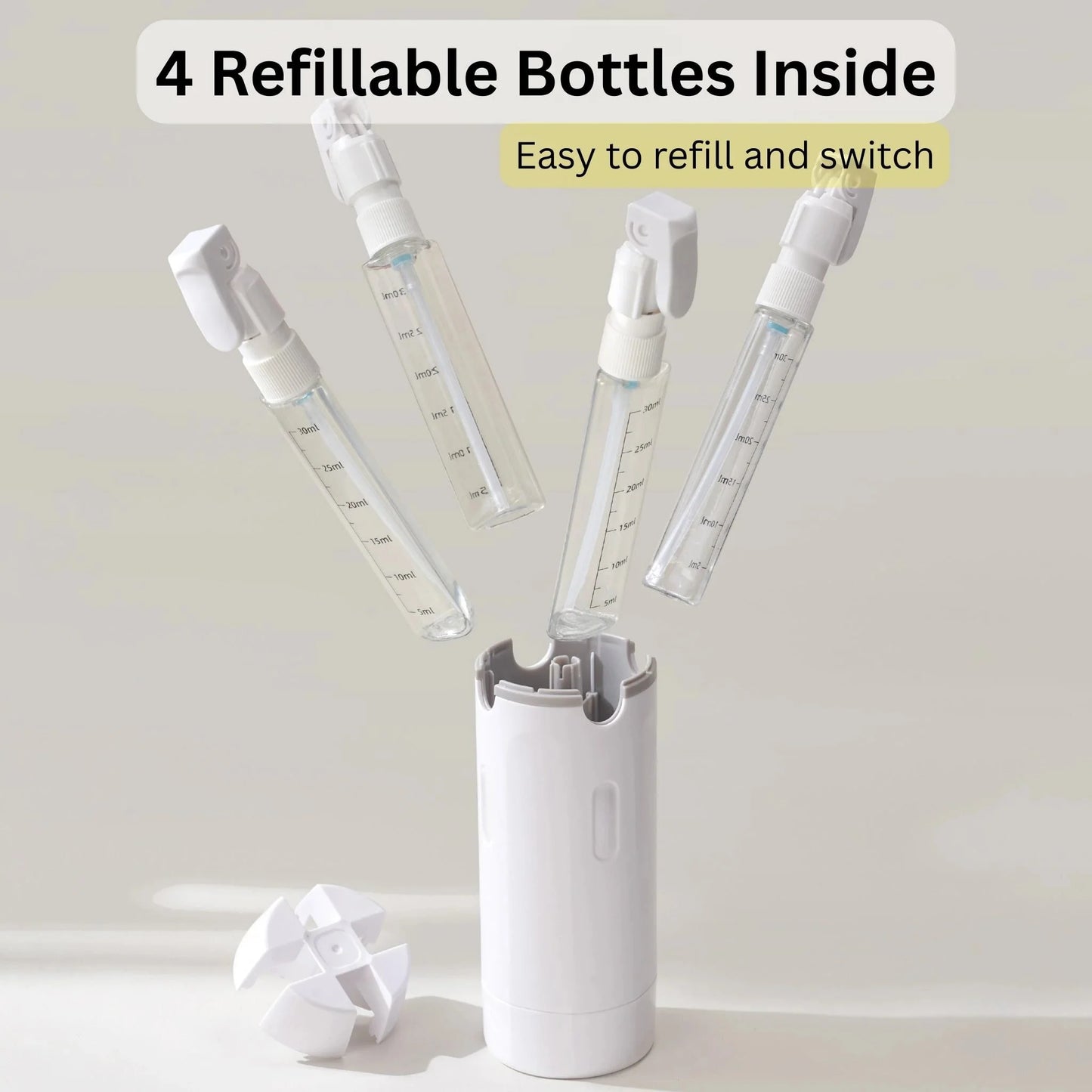 4-in-1 Travel Dispenser Bottle