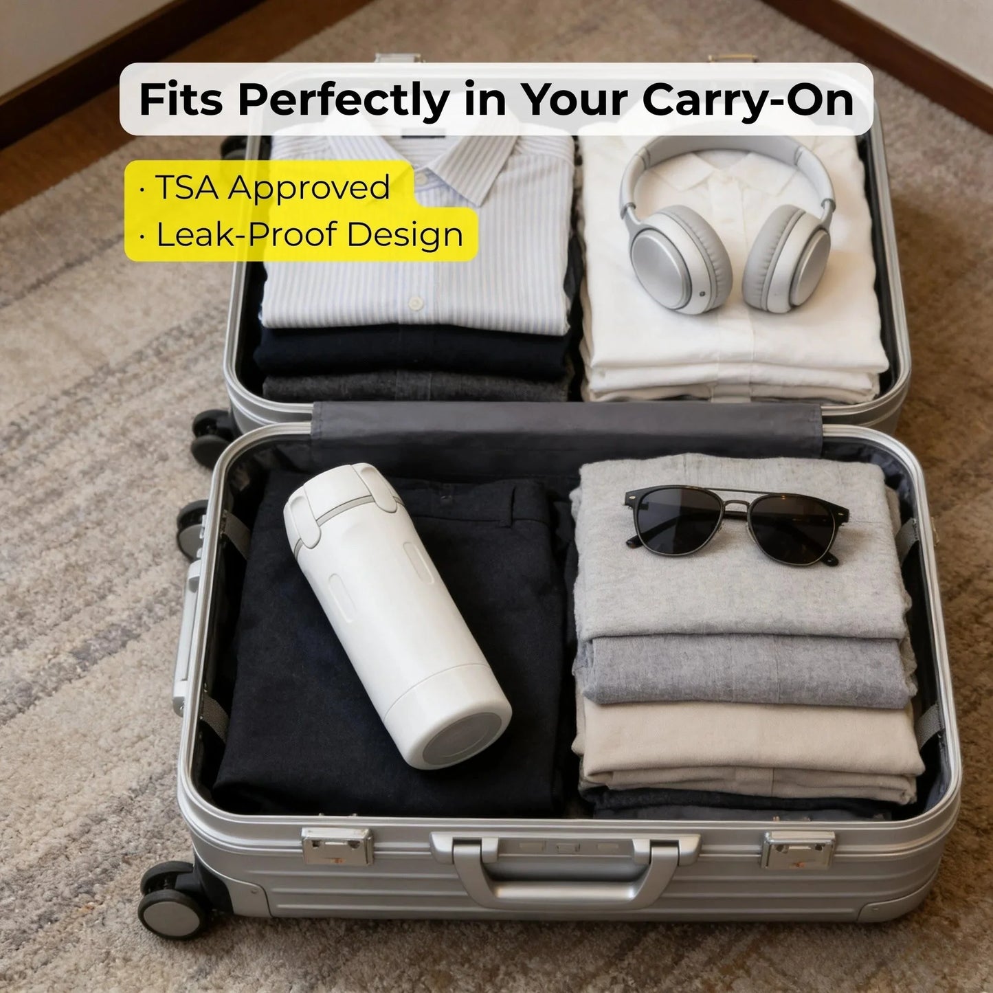 4-in-1 Travel Dispenser Bottle