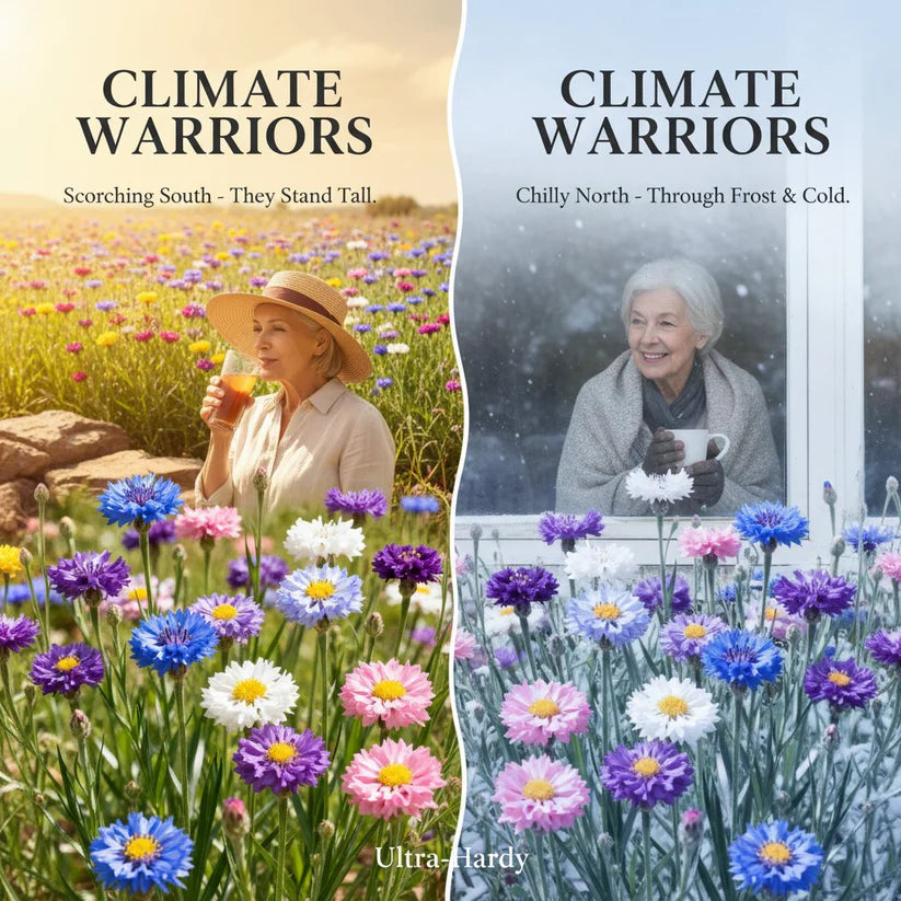 🌱Premium Cornflower Seeds – The "Unstoppable" Wildflower That Grows Anywhere