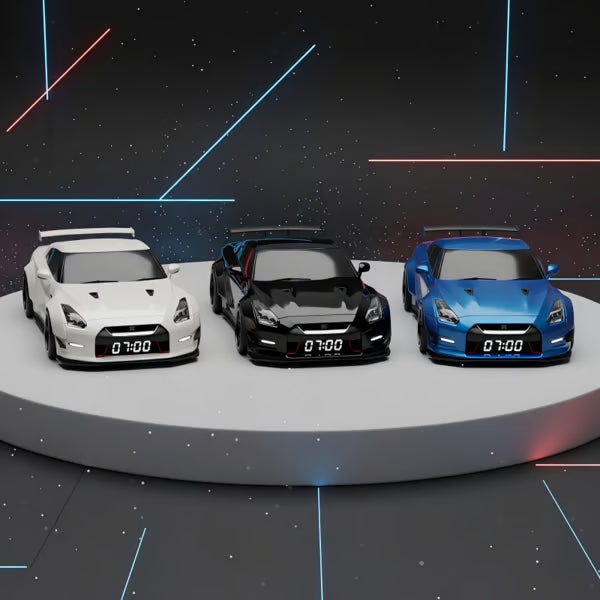🎁🎄Hypercar Alarm Clock –🏎️Realistic sound and light effects