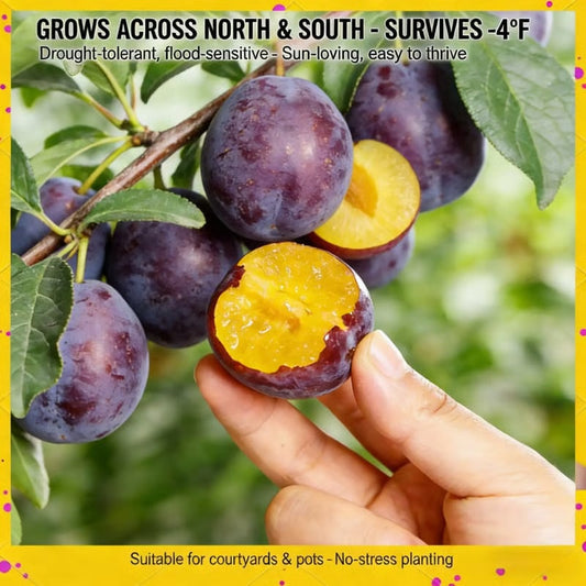 🍑Heirloom Non-GMO Grafted Plum Tree
